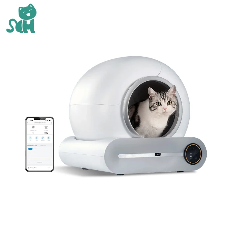 

Factory Direct Sale Smart Cat Potty Closed Electric Self Cleaning Supplier Luxury Pet Automatic Cat Litter Box