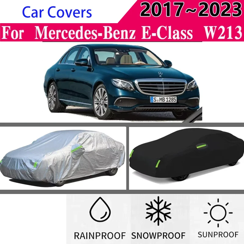 

for Mercedes Benz E-Class W213 S213 2017~2023 Full Car Covers Outdoor Sun Anti UV Rain Snow Dust Protection Oxford Cloth Accesso