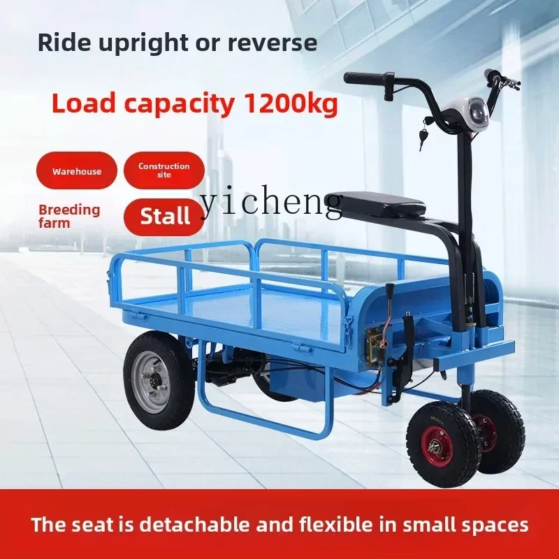 

b20electric flat truck, load king upside down donkey factory farm logistics four-wheel snack truck