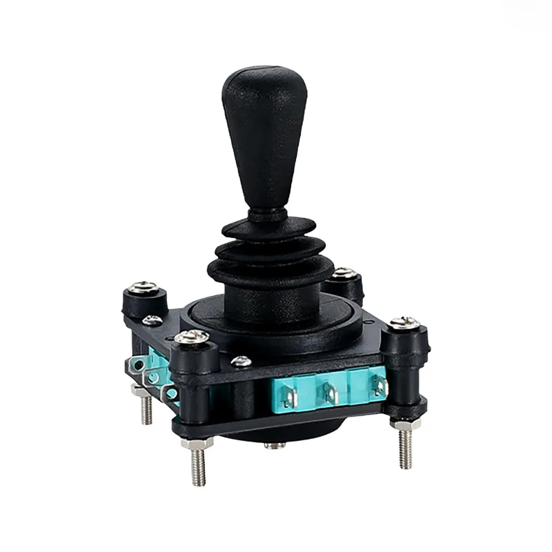 

1Pcs Joystick Switch Controllers 4 Position 4NO and 4NC contact Momentary Type 150/250/600V 5/10/15 A 22mm Panel Mount