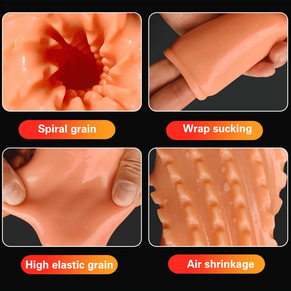 Soft Protable Vagina Pussy Silicone Male Masturbator Erotic Toy for Adult Masturbation Penis Endurance Exercise Sex Toys for Men