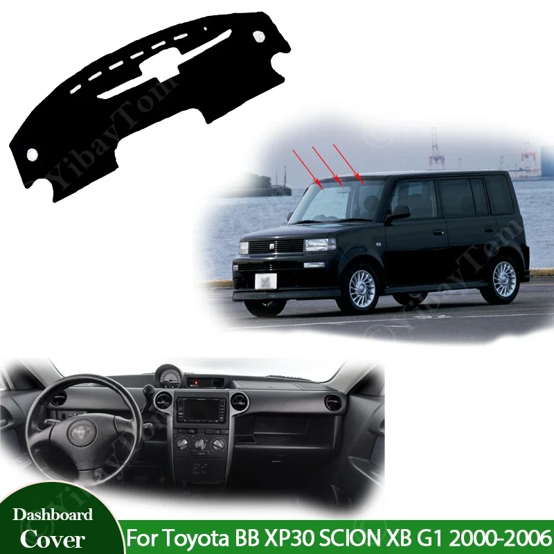 

Anti-UV Mat Dashboard Cover Pad Sunshade Dashmat Carpet 2005 2004 2003 For Toyota BB XP30 SCION XB G1 2000 - 2006 Accessories