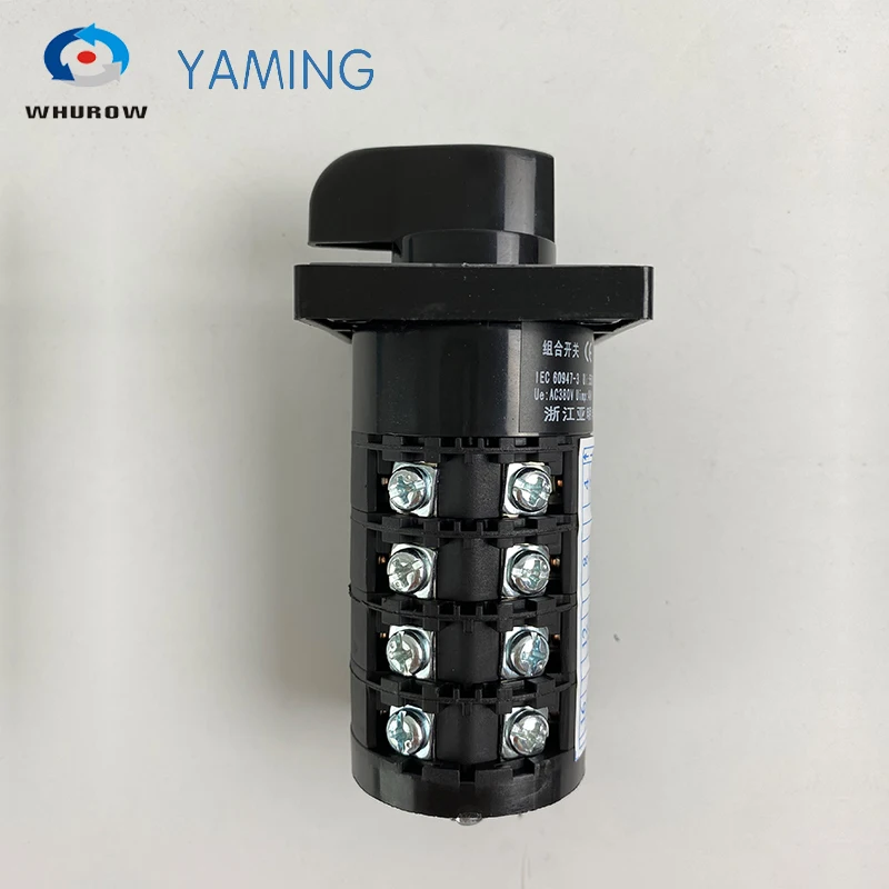 HZ5B-20A 시리즈 로터리 캠 스위치, 멀티 포지션 범용 전환 선택기, 실버 접점 1-4 극