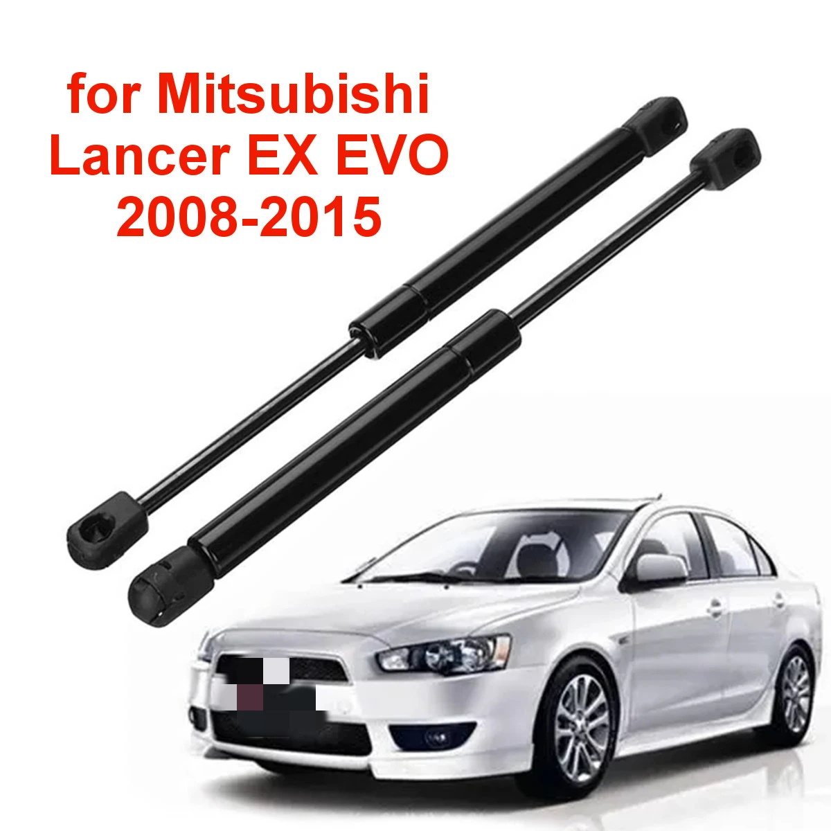 2Pcs Car Rear Trunk Tailgate Boot Gas Strut Damper Shock Lift Support Rod Bars for Mitsubishi Lancer EX EVO 2008-2015