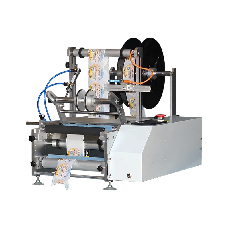 

Semi Automatic Round Bottles Labeling Machine for Double Labels
