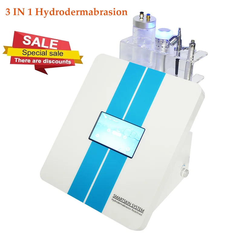 

New arrivals 3 in 1 Hydra Dermabrasion Facial with Cold Hammer for Skin Lifting