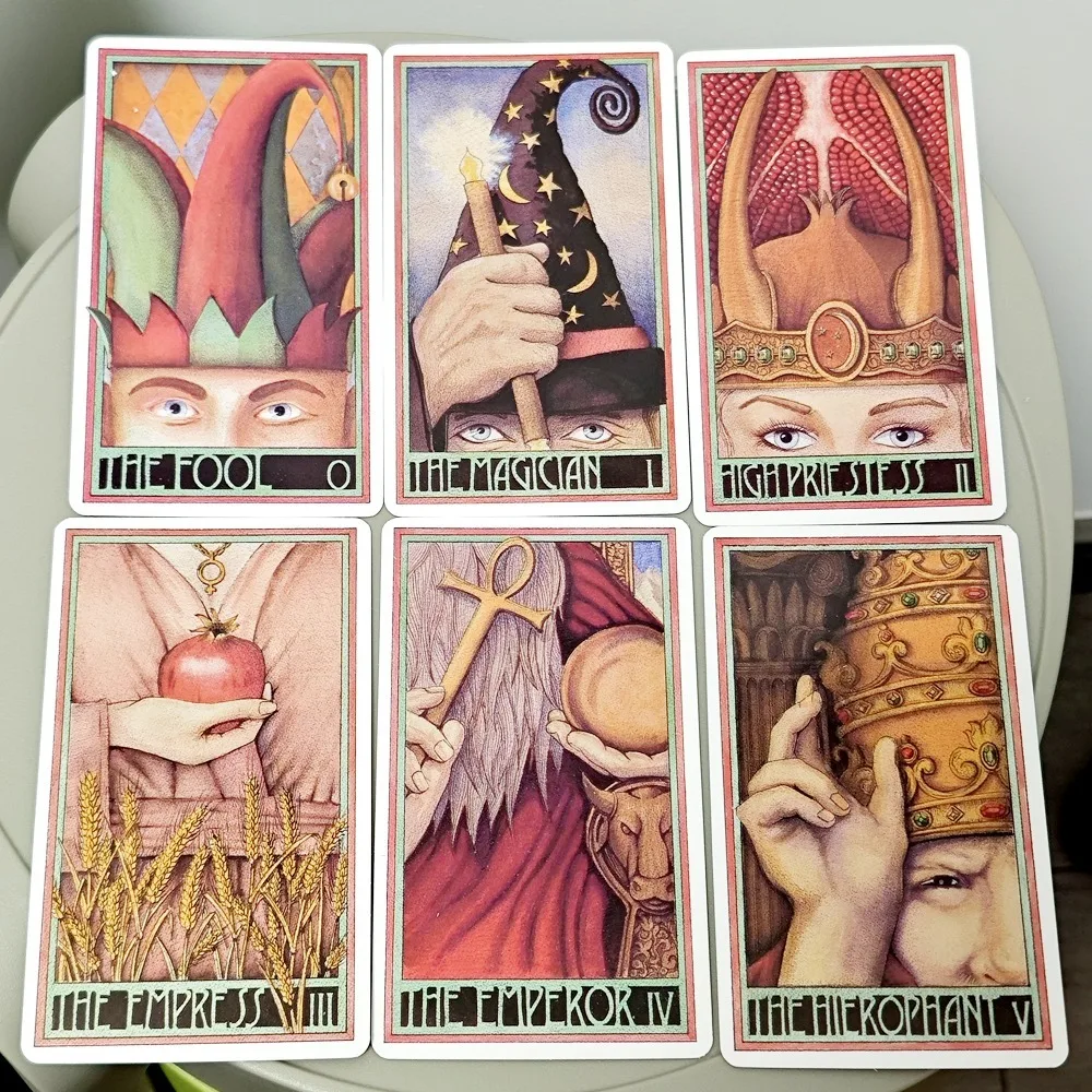 12*7cm Erenberg Tarot Deck 78 Pcs Cards Focuses on Key Aspects of The Cards and Illuminates Vital Elements and Concepts