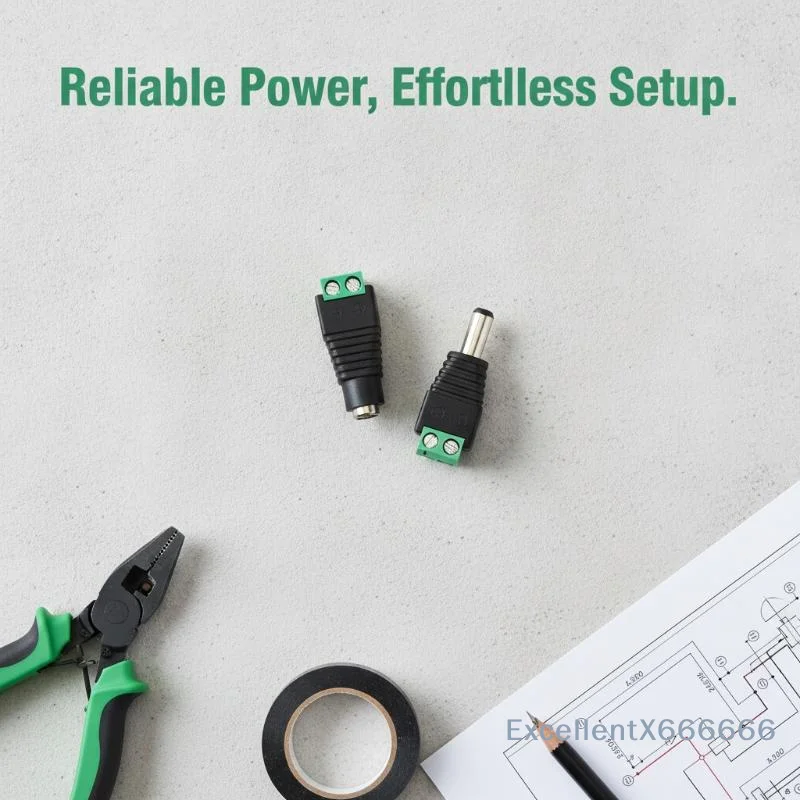 Q9 BNC Male/Female Camera Monitoring Video Cable Plug Pressure Connector No Soldering Required For Electronic Components
