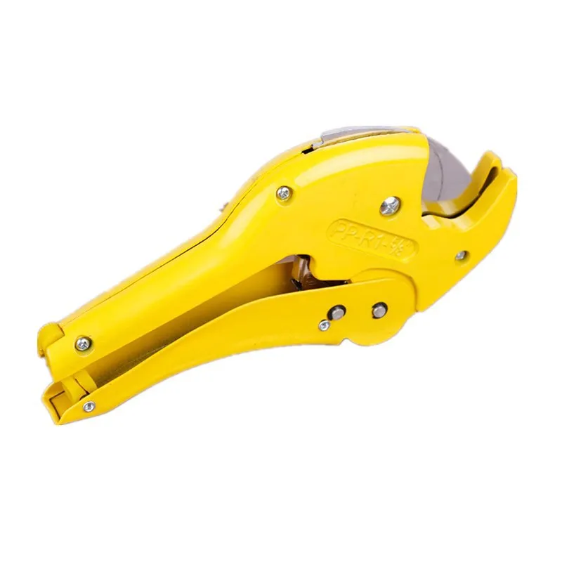 Pipe Scissor PVC Pipe Cutter 42mm Aluminum Alloy Ratchet Tubing Scissors Air Water Tube Hose PVC PPR PE Pipe Cutting Hand Tools