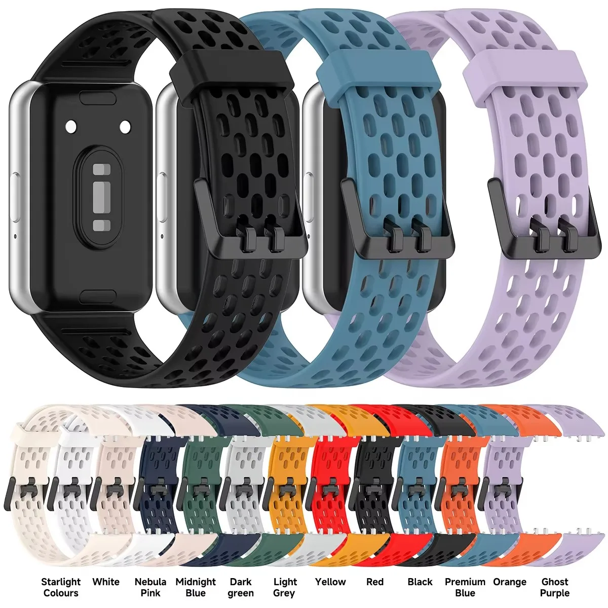 Silicone Strap for Samsung Galaxy Fit 3 Smart Watch Bracelet Replacement Watchband for Samsung Galaxy Fit 3 Band Accessories