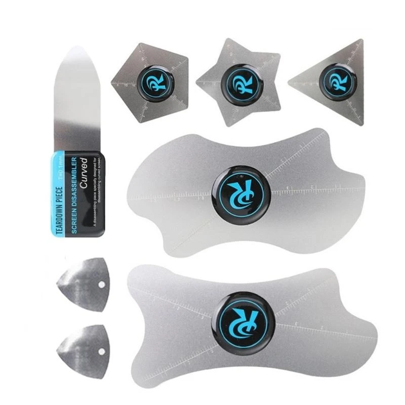 Professional Steel Curved Spudger Pry Blade Repair Opening Tool Tablet Screen Battery Opening Tool