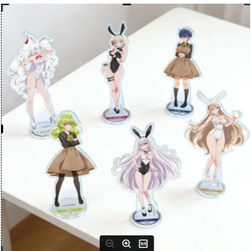 Wholesale Anime Playing Death Games to Put Food on the Table Yuki Bemya Aoi Collection Acrylic Standing Sign Keychains Gift 15cm