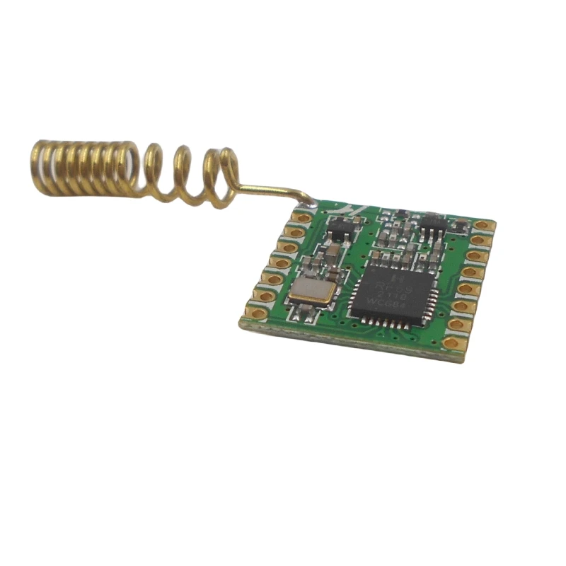 With antenna RFM69hcw 433/868/915mhz FSK Wireless Transceiver Module SX1231 16*16mm