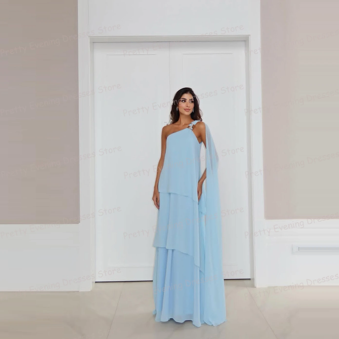 Robes De soirée colorées simples femme sans manches à plusieurs niveaux sirène robes De bal fête dos nu personnalisé robes De Novia mode