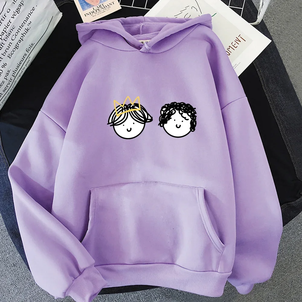 Hoodies de anime royale, homens e mulheres, roupas estéticas, moletons kawaii, tops harajuku, manga longa, casais, primavera, outono