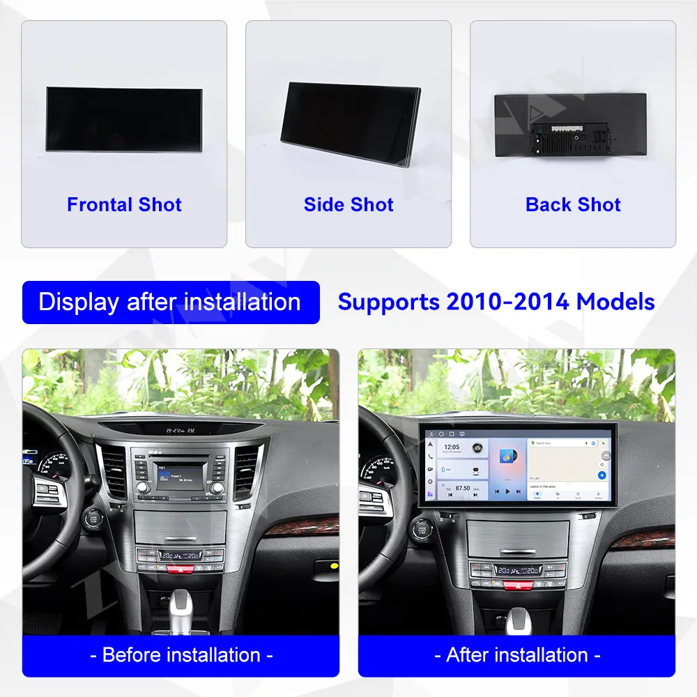 Android 15 15.8 Inch HD Touch Screen For Subaru Legacy/Outback 2010-2014 Car Gps Multimedia Player Car Interior Accessories