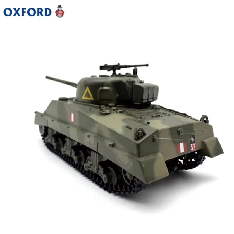 OXFORD 1:76 Sherman MKIII Tanks Armored Vehicles Alloy Military Car Model Classics Adult Souvenir Gift Static Display