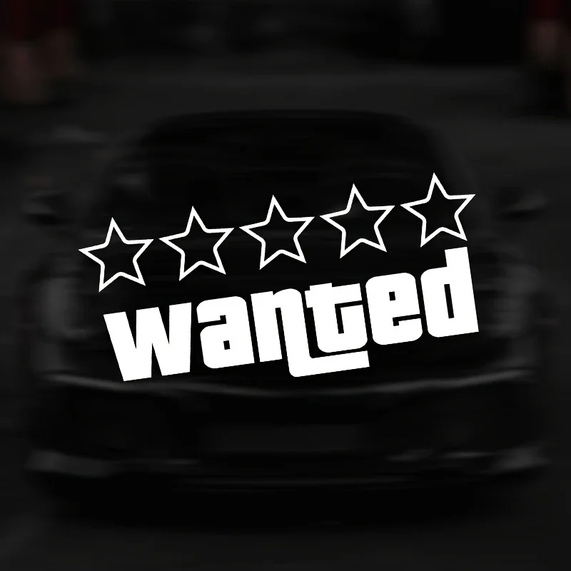 

Limited Edition Wanted Sticker Set for Car Windows and Bumpers - Waterproof Vinyl Decals