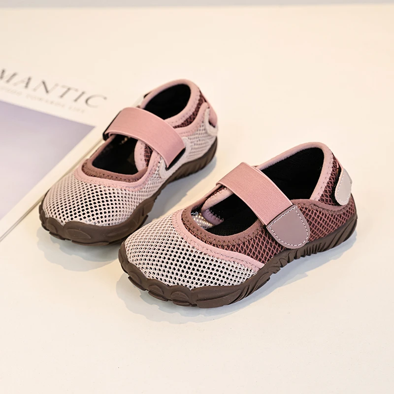 2026 Summer New Children's Mesh Breathable Non-slip Wear-resistant Sports Shoes Soft Bottom Comfortable Casual Sports Shoes.