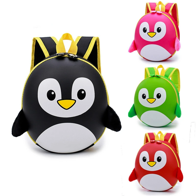 

EVA Penguin Orthopedic Schoolbag Children Backpack Hard Shell Backpack Kids Cartoo J-3n Mini Shoulder Bag Kids Cute Bags Mochila