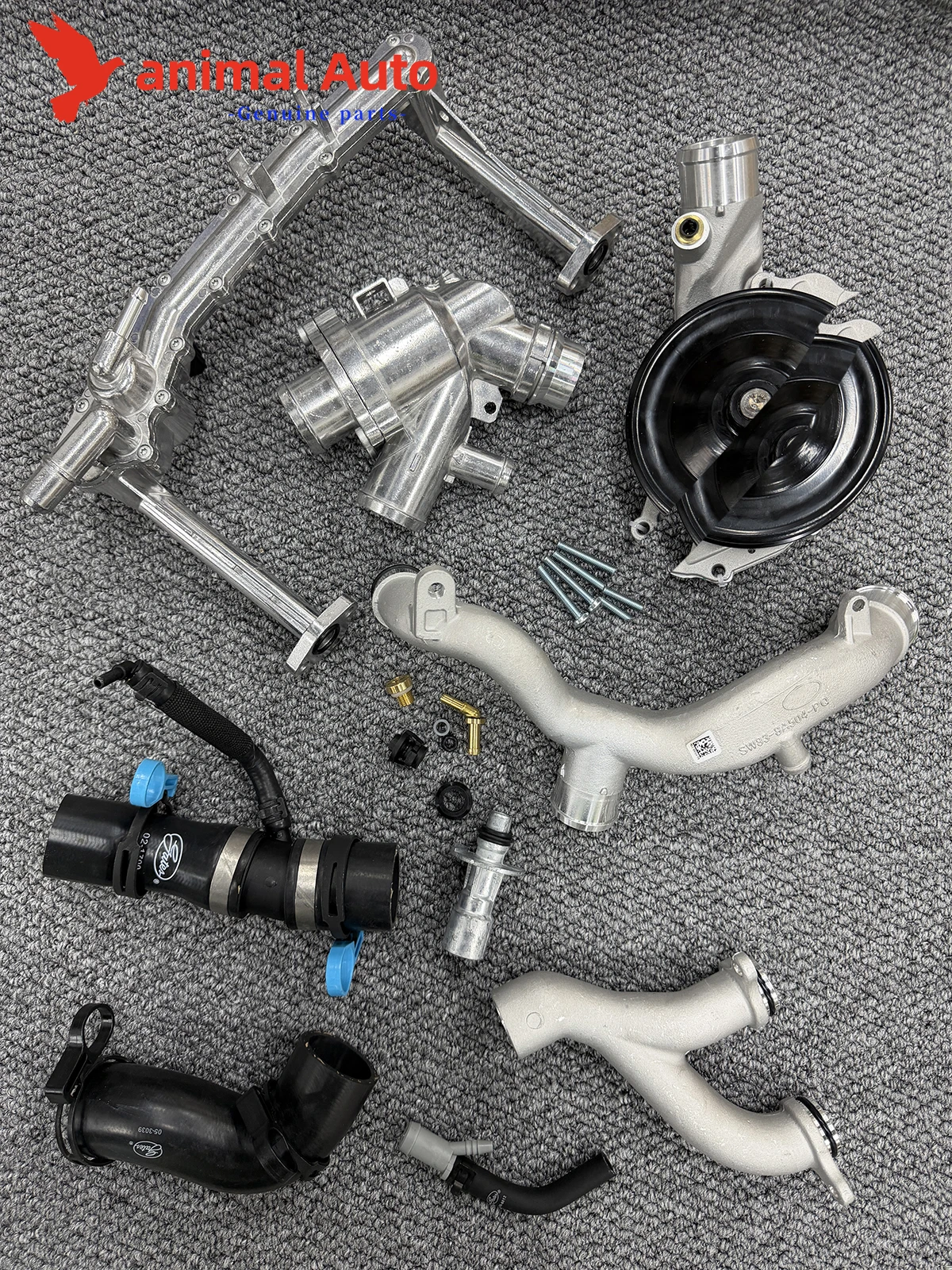 Cooling system upgrade kit for Jaguar Land Rover 3.0 SCV6 Supercharged Engine LR097165 LR117568 LR049990 LR045239 LR122710