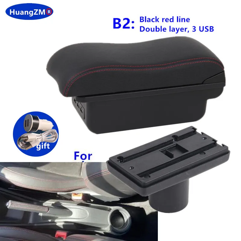 Voor Seat Ibiza Armsteun Doos Voor Seat Ibiza 6j Ibiza 6L Auto Armsteun Auto Opbergdoos 2010-2019 Gewijd retrofit Auto Accessoires
