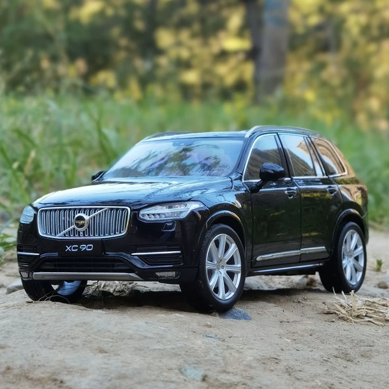 1:32 VOLVOs XC90 SUV Alloy Car Model Diecast & Toy Metal Vehicles Car Model Collection Sound and Light High Simulation Kids Gift