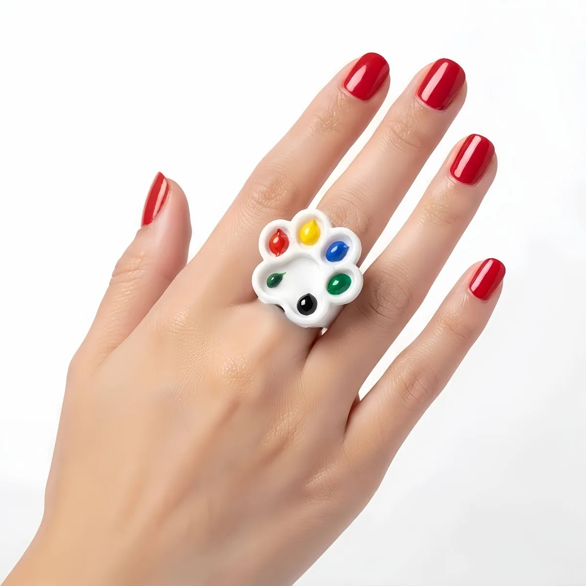 Mini cat paw color palette, creative color palette, perfect for model painting enthusiasts and artists