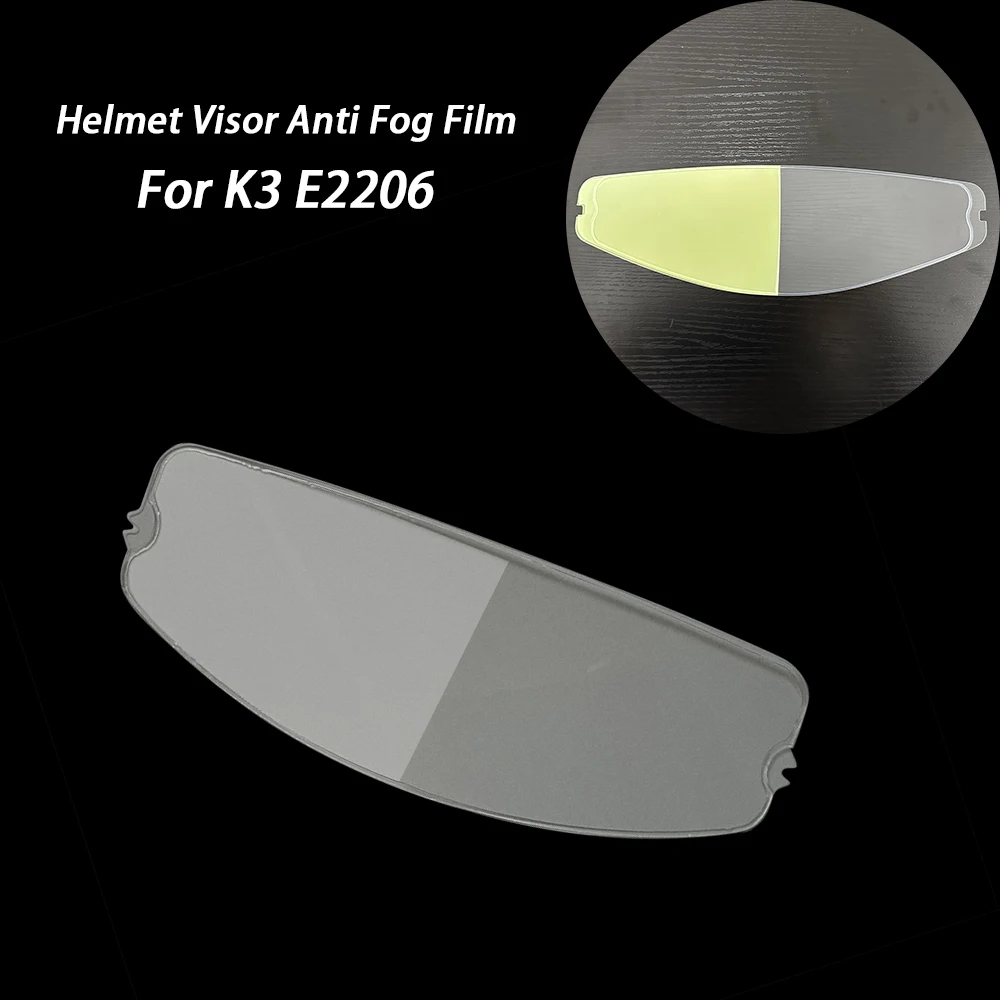 

Motorcycle Helmet Lens Anti Fog Film Accessories For AGV K3 E2206 Helmet Visor Film Anti Fog