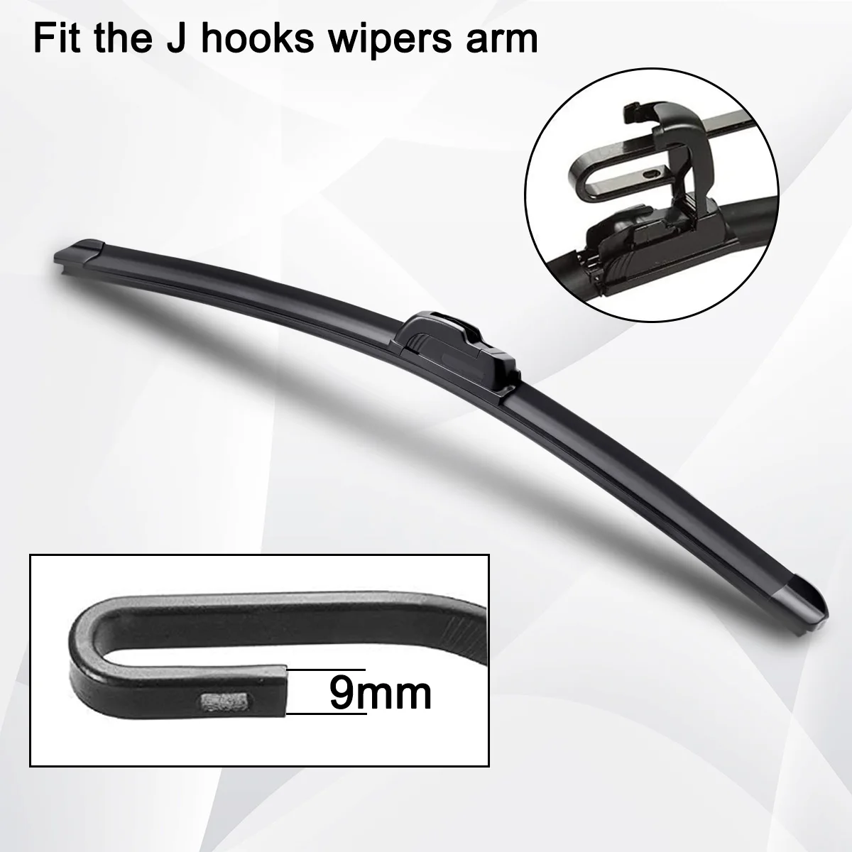 For Mazda 3 BM BN 2013-2018 Car Front Rear Wiper Blades Soft Rubber Windscreen Wipers Auto Windshield 24\