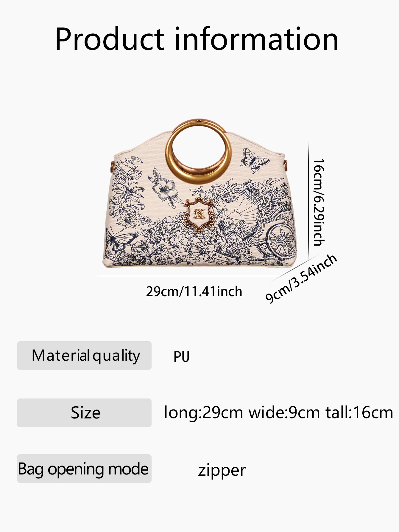 2025 Fashion New Luxury Handbag High Sense embroidery Flower Bag niche Design Handbag Heavy Industry hardware Round Gold Handle