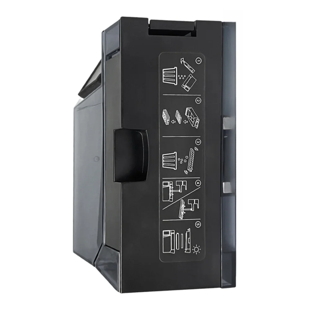 Black ABS Dust Bin with Pre Installed Filter for ecovacs X8 for PRO for x9 PRO For MAX Robot Vacuum 14.3cm x 6.6cm x 8cm