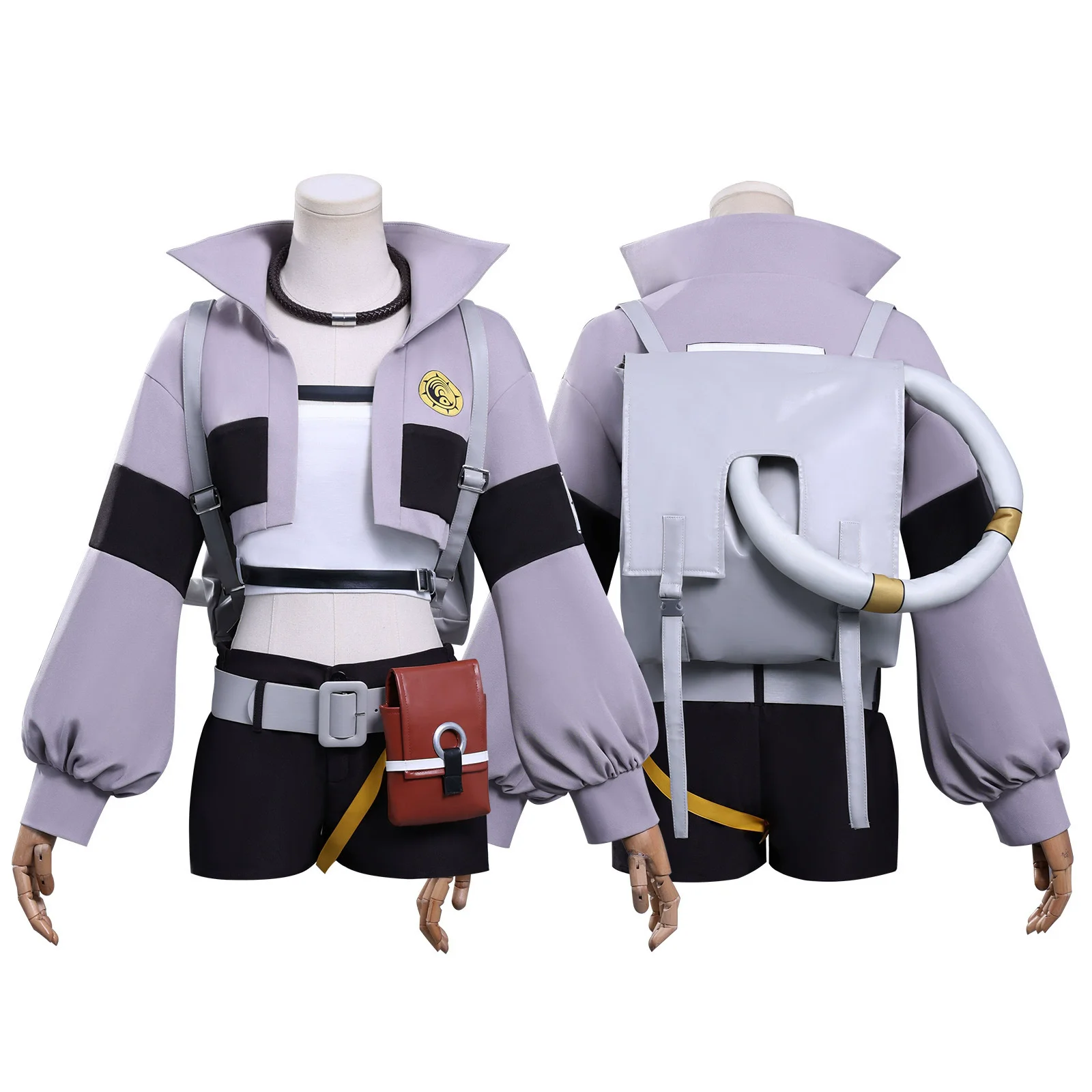 Disfraz de Anime Gachiakuta Riyo Reaper, uniforme, gargantilla, limpiadores Akuta, fiesta de Halloween para mujeres y niñas, accesorios de Carnaval