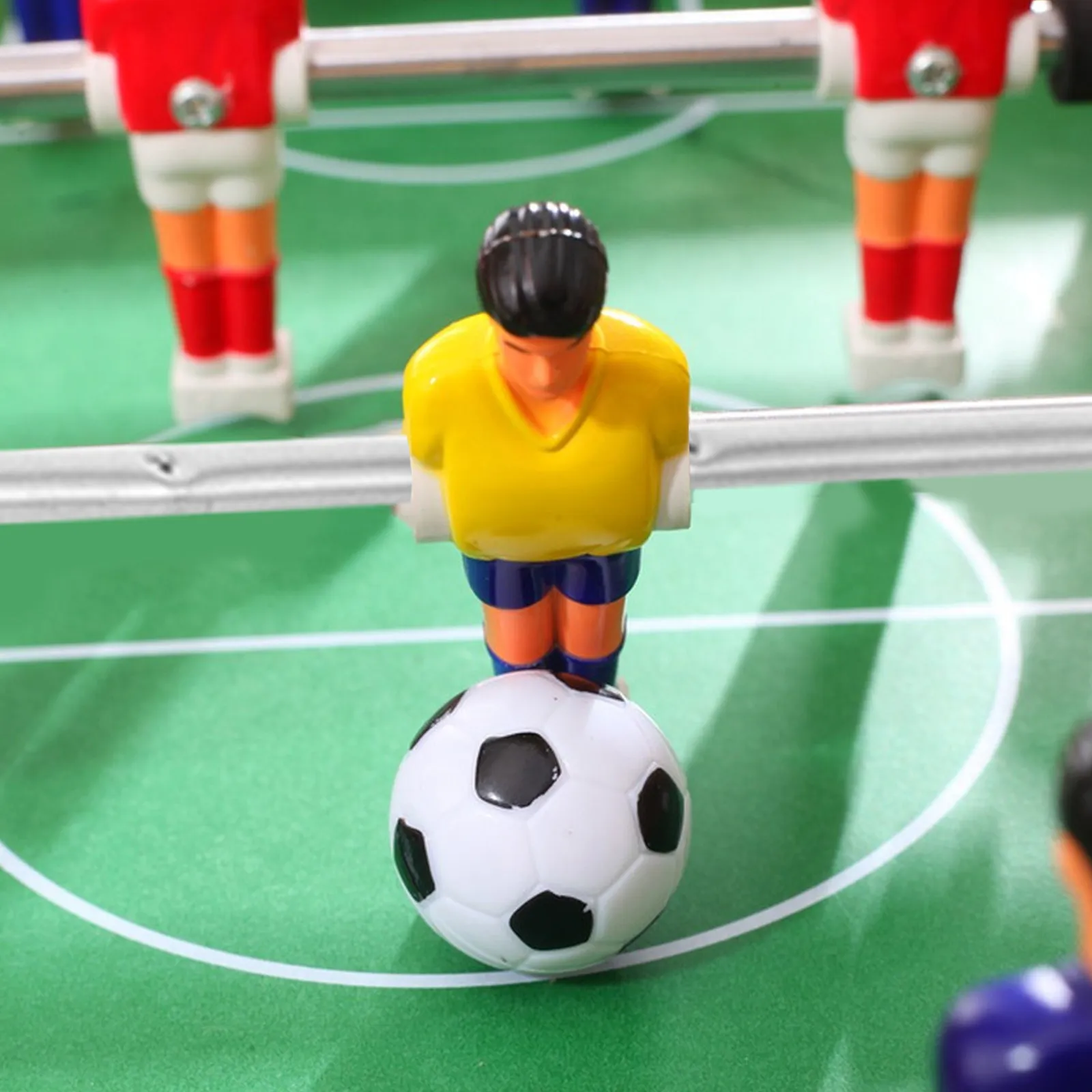 

2Pcs Iron Football Table Pole Metal Rod Soccer Machine Part Foosball Table Accessory Ergonomic Grip Replacement Pole