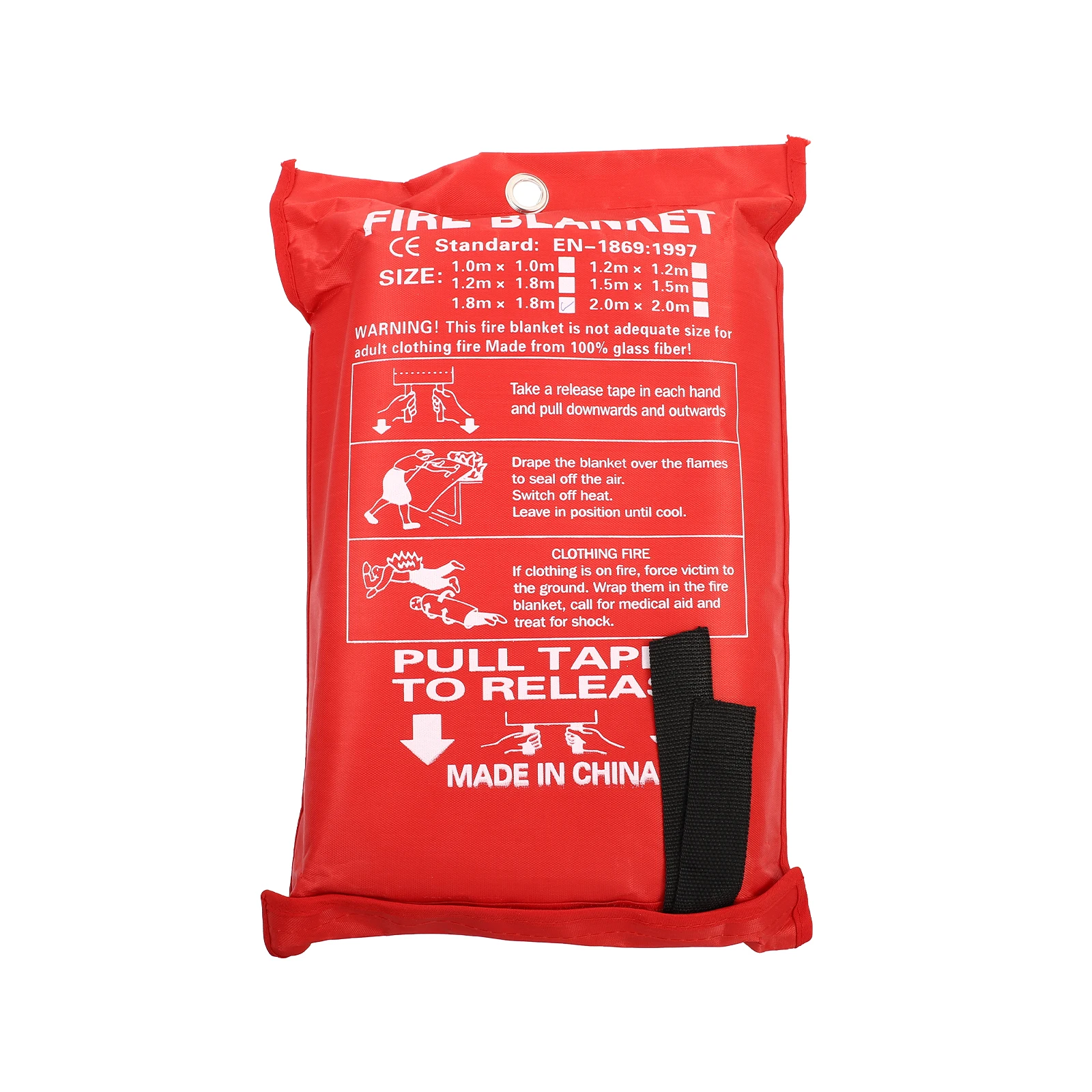 

Fire Blanket Emergency Safety Fiberglass Flame Retardant Heat Insulation Professional Welding Camping Kitchen Car Durability