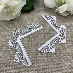 Lace corner frame Metal Cutting Dies For DIY Scrapbooking Decorative Embossing Handcraft Die Cutting Template Mold