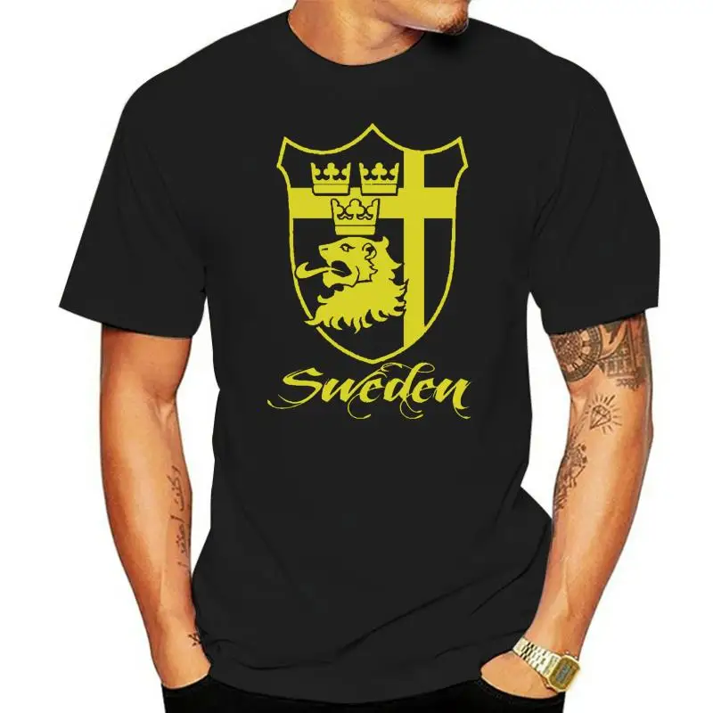 2022 Hot Sale Summer Style T SHIRT Schweden Sweden Sverige Stockholm Skandinavien Angeln Trikot Black TOP ! Tee shirt