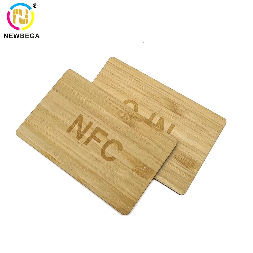 Rfid Wooden Card, NFC Ntag216/F08/MF 1K Chip Contactless Smart Access Control RFID Wooden Card (5/10pcs)