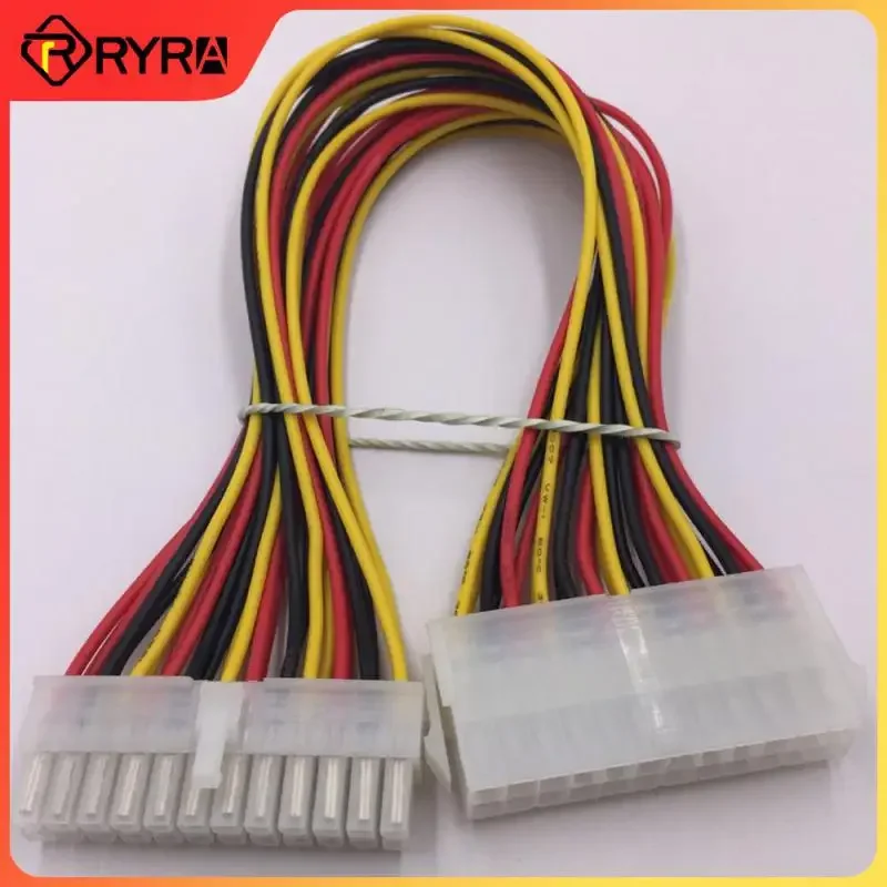 30cm ATX 24 Pin Male to 24Pin Female Power Supply Extension Cable for Internal PC PSU TW Power Connector Wire Power Supply