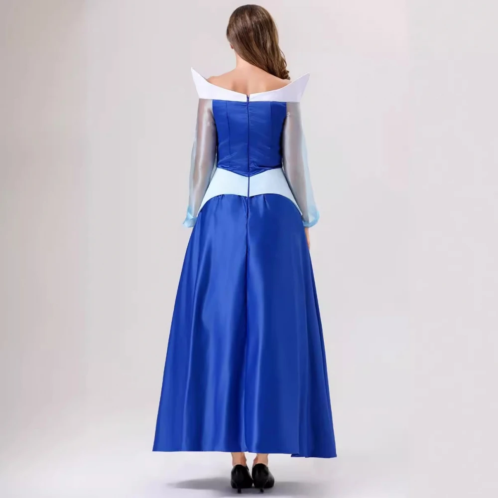 ثوب حفلة الهالوين S Beau Princ طويل Dr مرحلة الأداء زي الكبار الرقص الاسمية لعب الأدوار الملابس #5