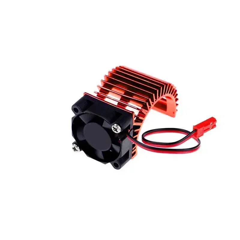 Dissipateur thermique de moteur sans balais + ventilateur de refroidissement 380/540, couvercle de dissipateur thermique de moteur électrique pour modèle RC de voiture HSP 7014