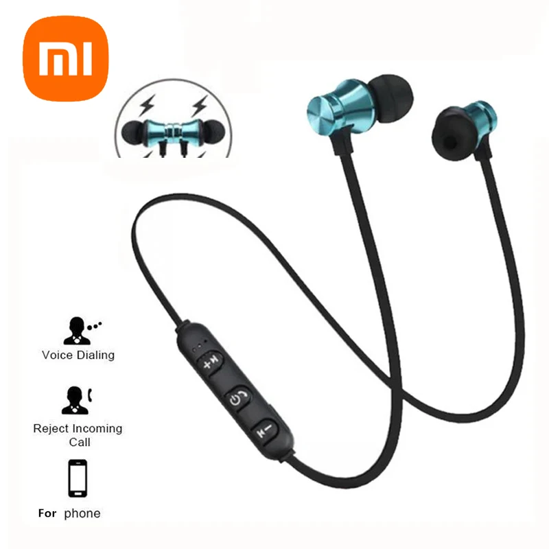 Xiaomi New XT-11 Wireless Bluetooth 4.2 Earphone Sports Waterproof Earbuds Neckband Magnetic in-ear Headphone Stereo With Mic