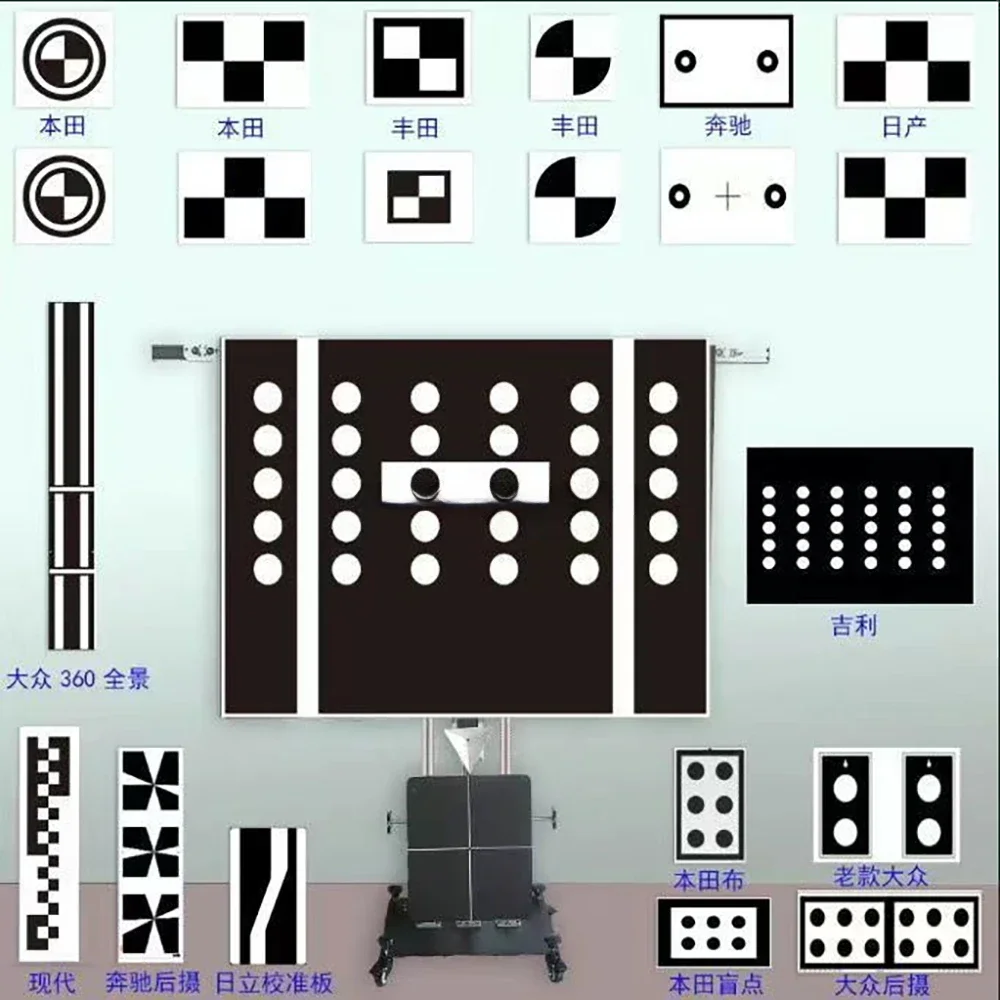 Acc Radar Corner Reflector Suitable for Toyota Honda Volkswagen Camera Calibration Tool ADAS Complete Set