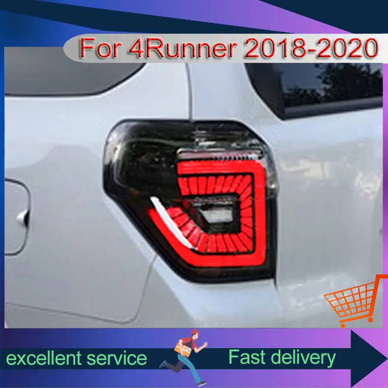 Auto Styling For Toyota 2014-2021 4Runner Taillight Upgrade DRL Rear Lamp LED Dynamic Turn Signal Brake Light Car Accessories