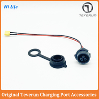 Original Teverun Fighte 11+ Certified Charging Port for Teverun Fighter 11 Supreme Blade GT/Blade GT+ Scooter Charging Port Part