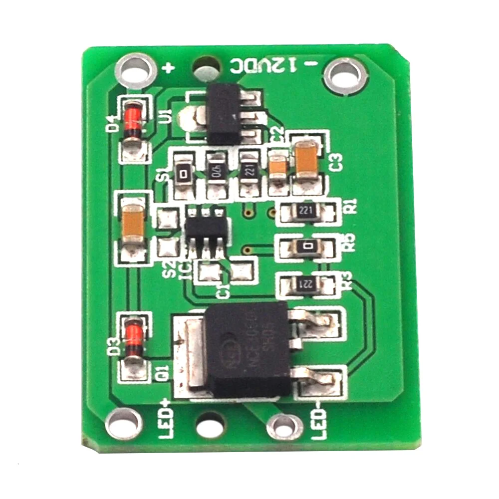 12V Capacitive Touch Switch Sensor Module Push Button Touching Key Module Jog Latch With Relay DC6-24V 3A Expansion Board Module