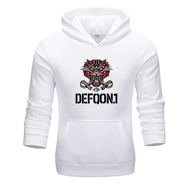 Defqon. 1 Music Festival Printed Fashion Pure Cotton Hoodie Casual Harajuku Sportswear Streetwear Suitable for Men and Women