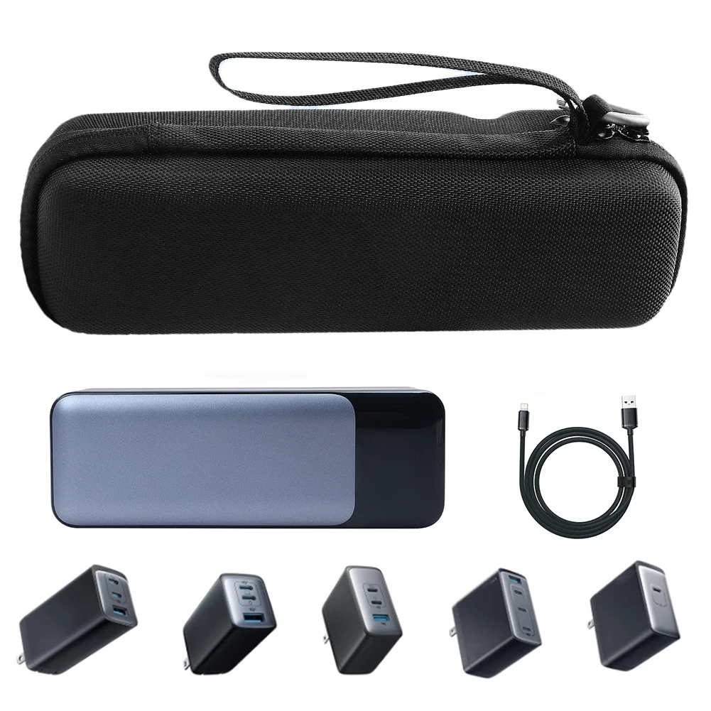 

Travel Protective Case Anti-scratch Carrying Case EVA Shockproof Hardshell Case for Anker 737 Power Bank (PowerCore 24K)24000mAh