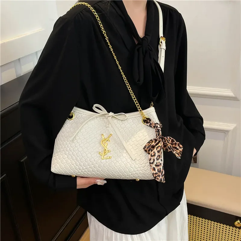 

Женская роскошная кожаная модная классическая дизайнерская сумка через плечо Элегантная сумка через плечо для офиса и повседневного использования