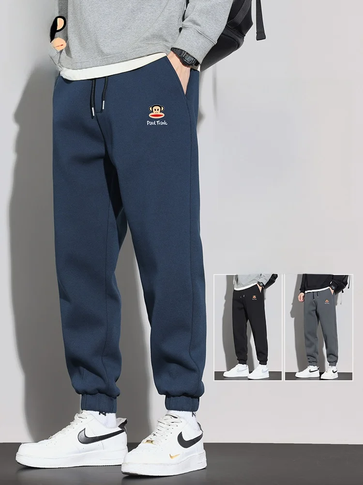 

Спортивные брюки свободного кроя PaulFrank для мужчин, весна-осень, новые, стильные, синие, американские, повседневные, молодежные, модные